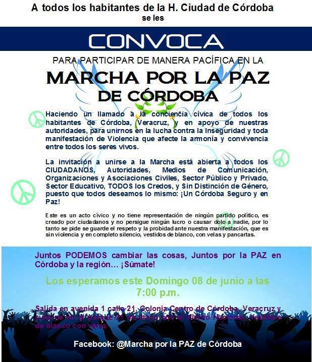 marcha por la paz