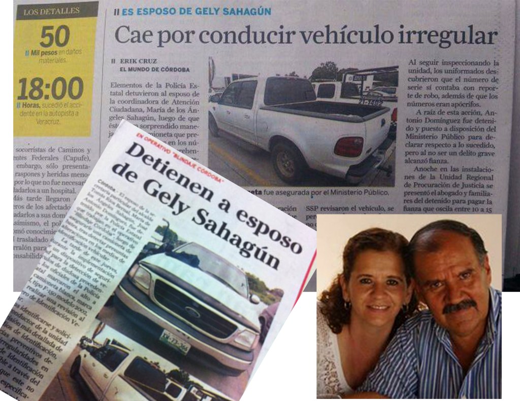 Detienen por Robo de Autos a esposo de Gely&nbsp;Sahagun