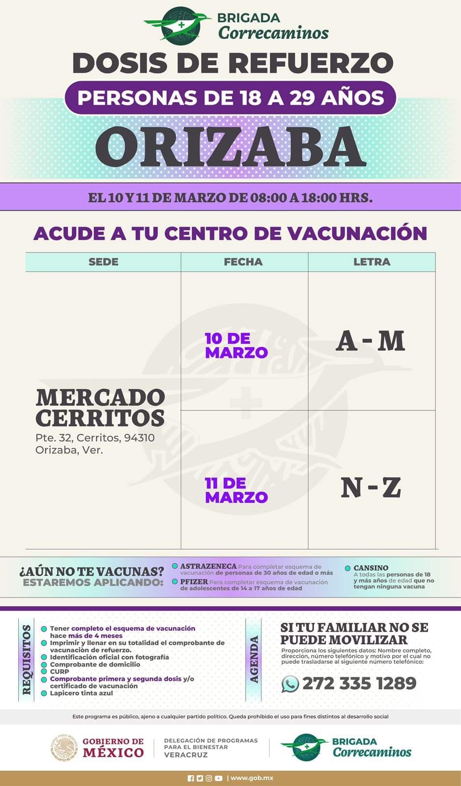 Continúa vacunación en&nbsp;Orizaba