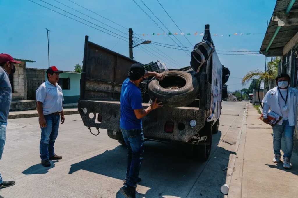 LIMPIAN DE CRIADEROS DE MOSCOS A&nbsp;TOZONGO