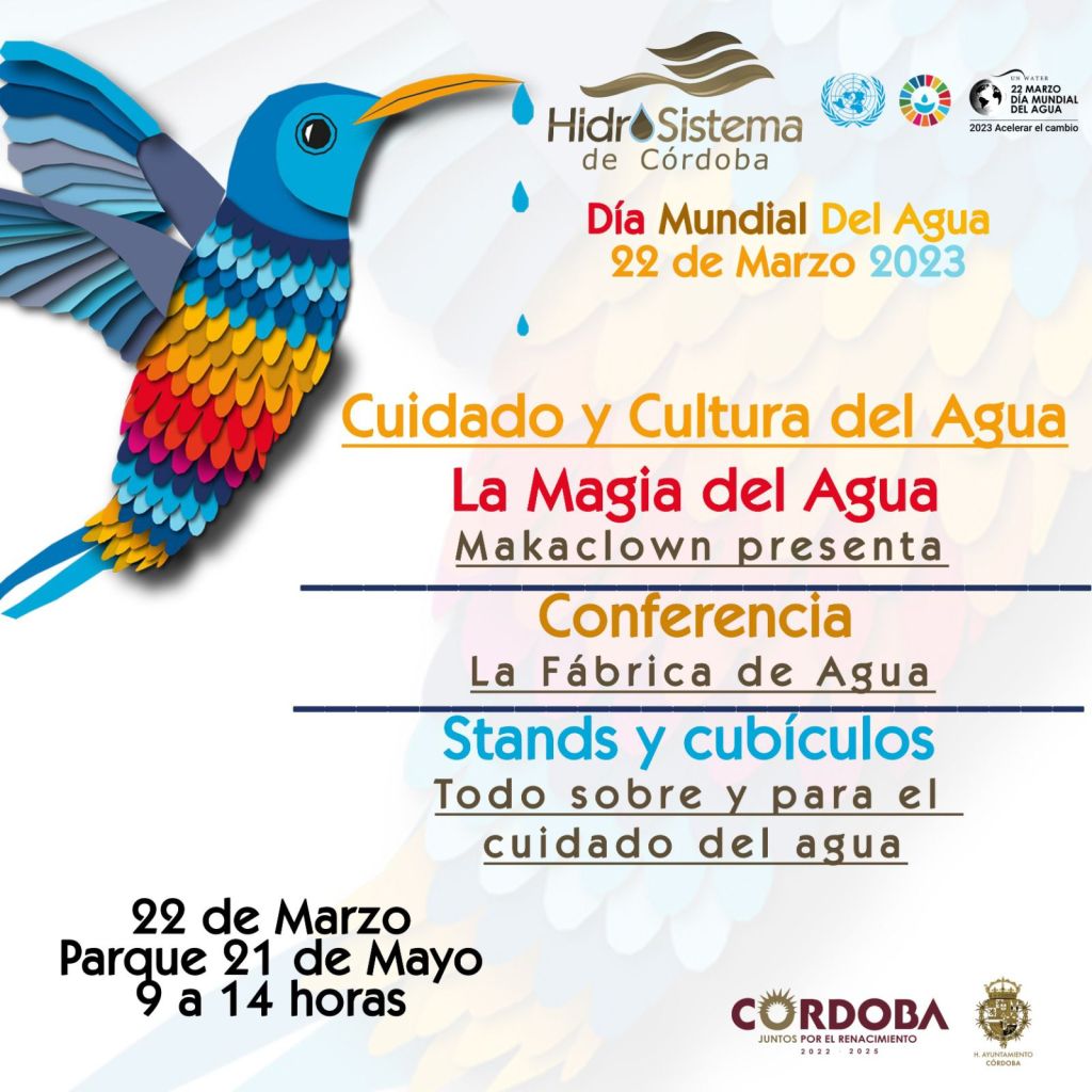 Invita Hidrosistema de Córdoba al Día del&nbsp;Agua