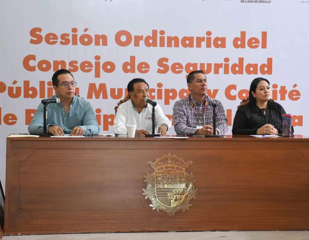 Participan autoridades en Sesión del Consejo de Seguridad Pública&nbsp;Municipal