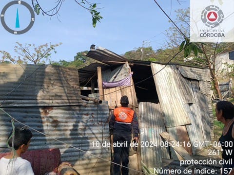 Coordina Protección Civil de Córdoba apoyo a la población por los efectos de&nbsp;surada