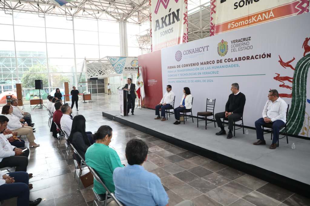 #Conahcyt y #Veracruz firman convenio para el avance humanístico, científico, tecnológico y de innovación&nbsp;soberana*