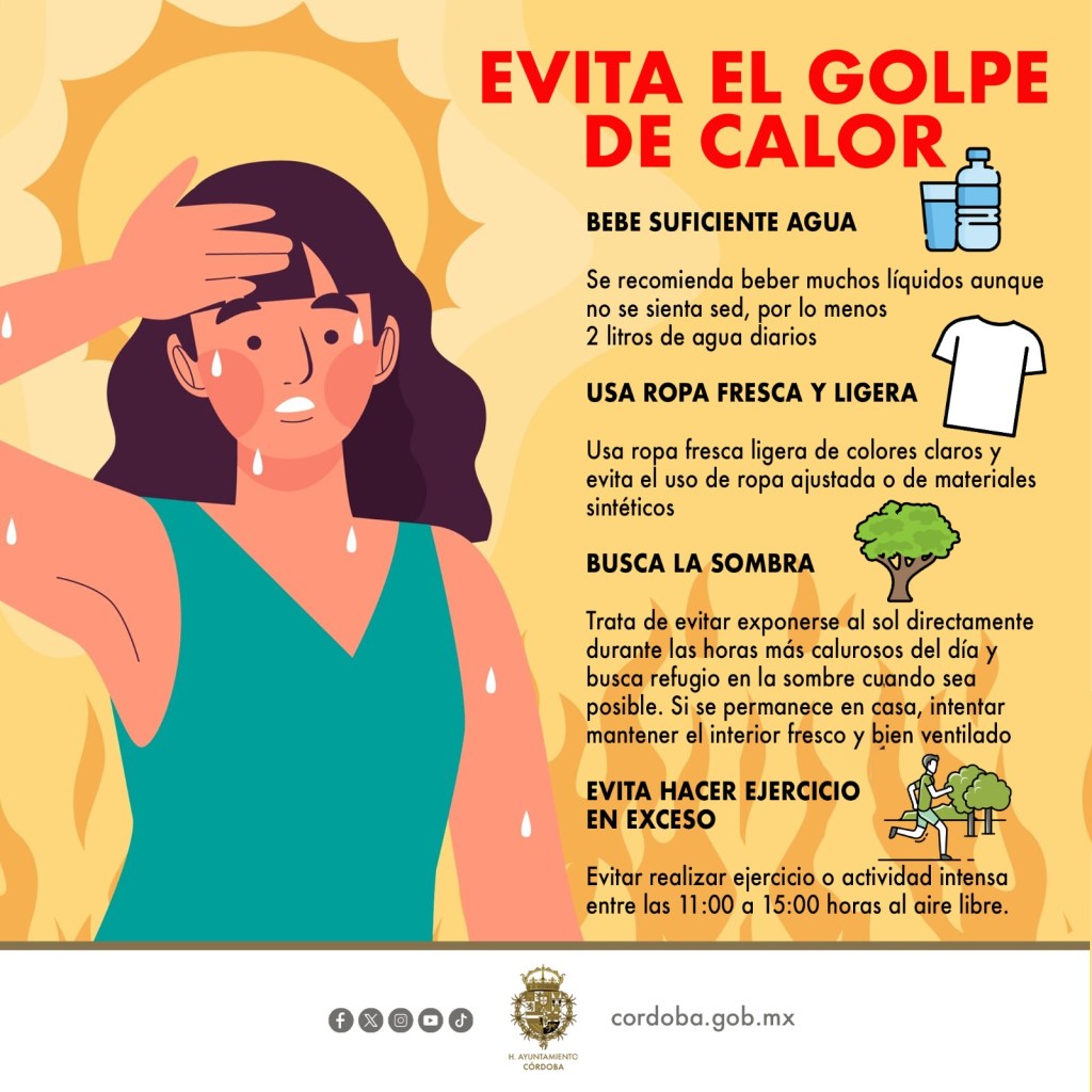 Pide Salud y Protección Civil seguir recomendaciones para evitar afectaciones por onda de&nbsp;calor