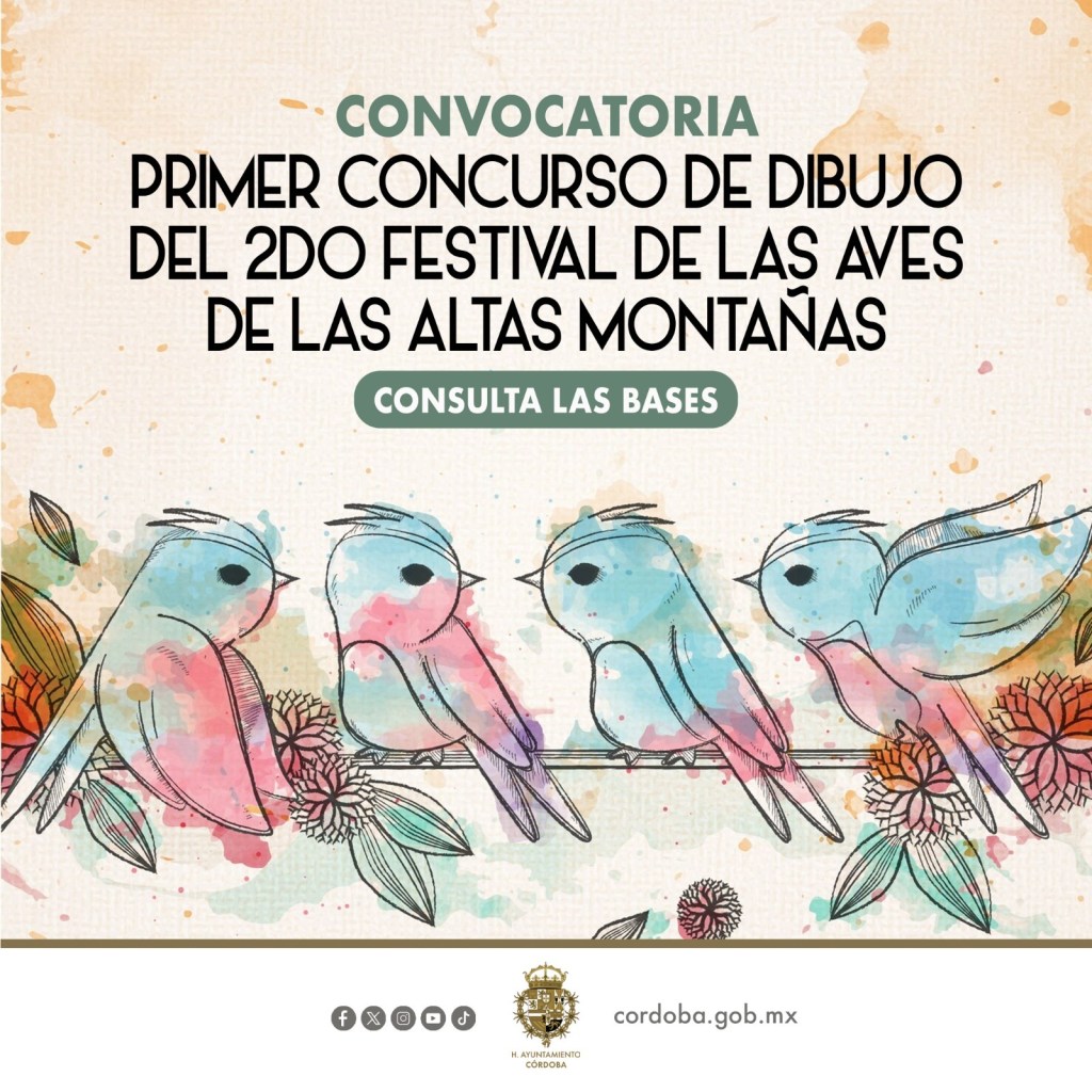 Cierre de convocatoria para participar en el concurso de dibujo del 2° Festival de las Aves de las Altas&nbsp;Montañas