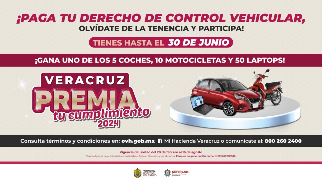 Hasta el 30 de junio la oportunidad de pagar derechos&nbsp;vehiculares