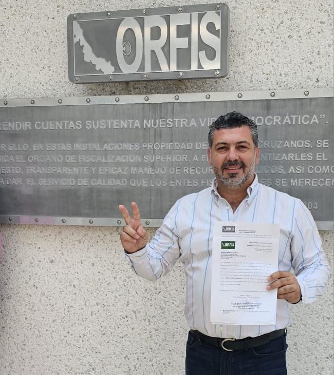 Toño Mansur recibe aprobación de Cuenta Pública 2021 por parte de&nbsp;ORFIS*
