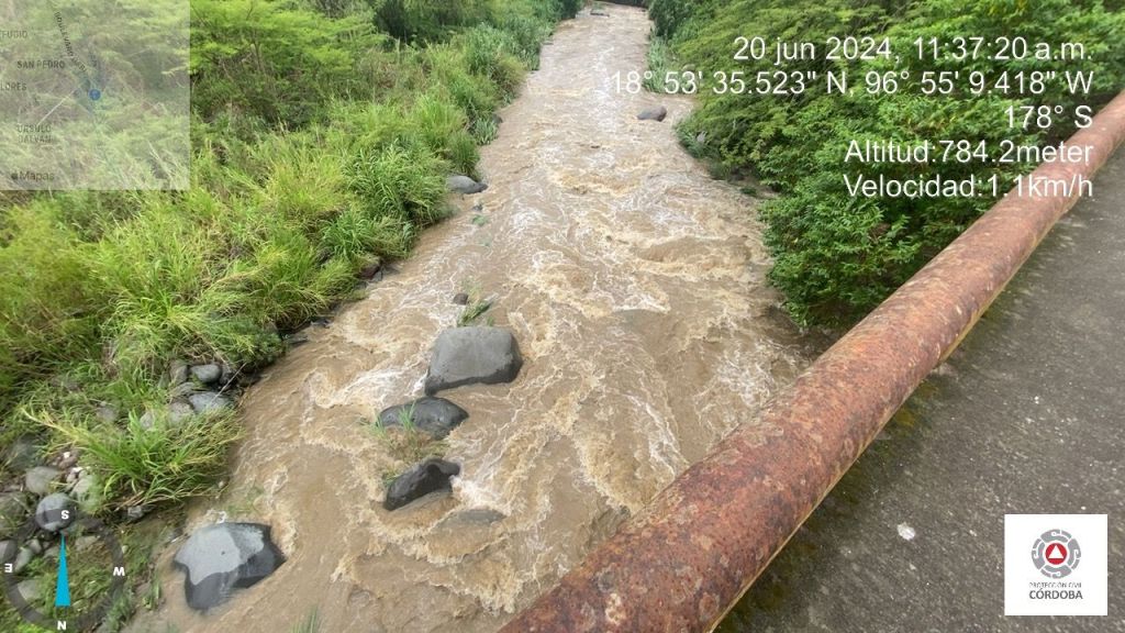 Realiza Protección Civil monitoreo de los ríos “Seco” y “San Antonio” en&nbsp;Córdoba