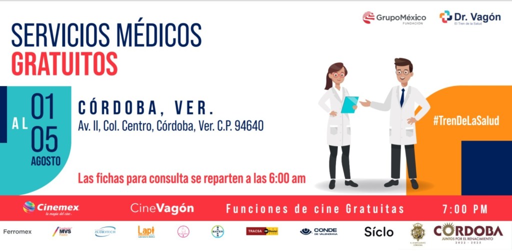 Confirman del 1 al 5 de agosto llega Dr. Vagón a&nbsp;Córdoba