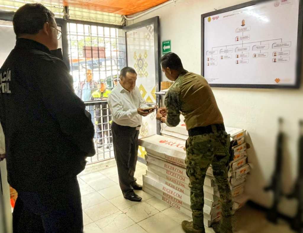 Dotan de equipamiento a elementos de la Policía&nbsp;Municipal