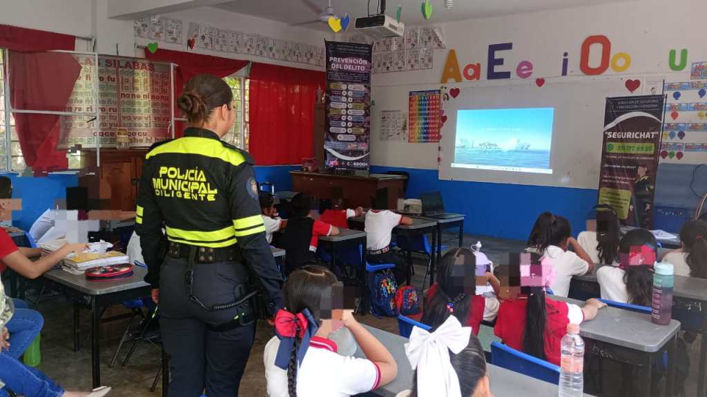 Asiste jefatura de Prevención del Delito a menores en temas de&nbsp;valores