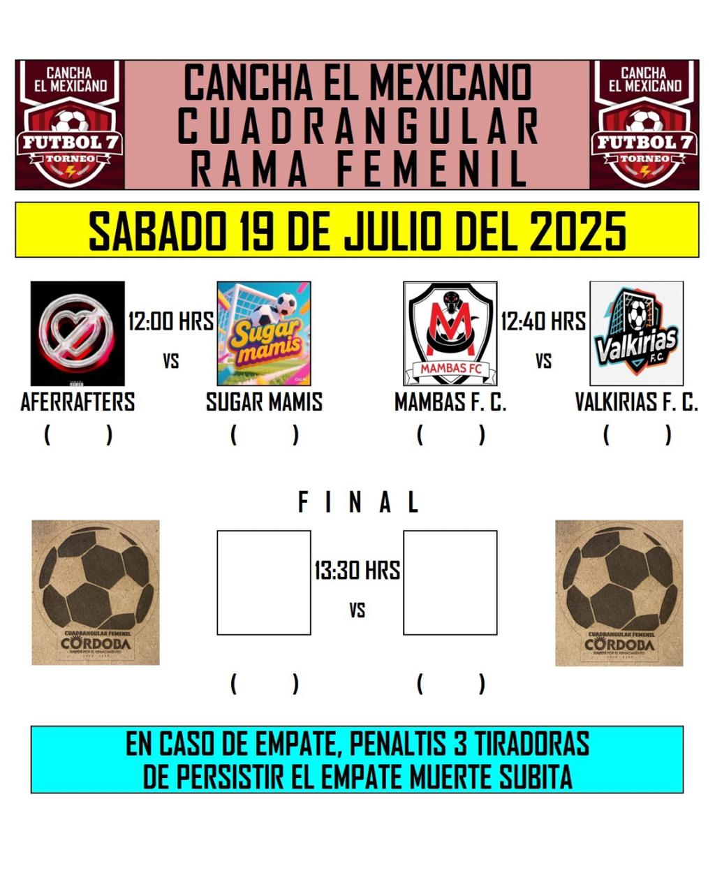 Lista cancha de Seven del Complejo Deportivo El Mexicano para encuentro amistoso de fútbol&nbsp;femenil