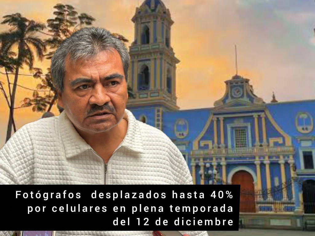Fotógrafos tradicionales, desplazados hasta 40% por celulares en plena temporada del 12 de&nbsp;diciembre