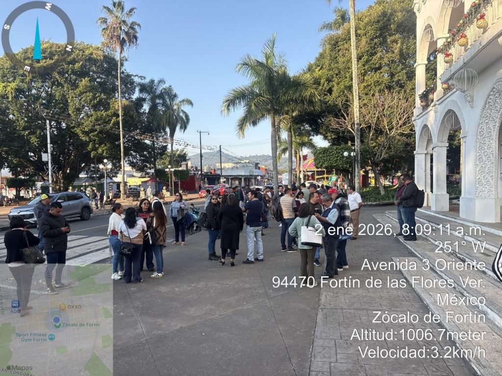 Sin reporte de daños en Fortín, tras sismo de 6.5&nbsp;grados