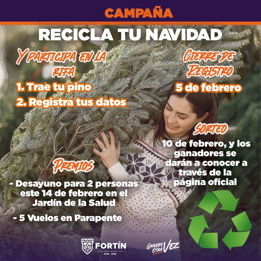 Premiarán a fortinenses que entreguen su árbol&nbsp;navideño